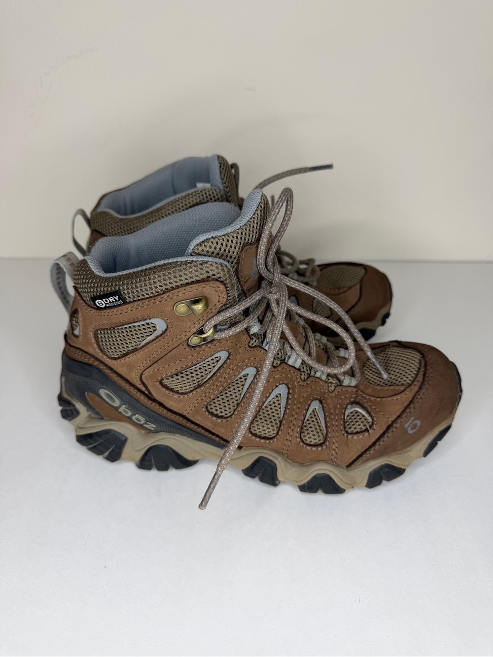 Oboz Sawtooth II Mid B-Dry Hiking Boots Women’s 8 Brown Trail Waterproof Shoes